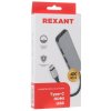 Разветвитель USB Type-C на 4 порта: 1xHDMI/2xUSB 3.0 PD/1xType-C PD Rexant
