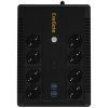 Источник бесперебойного питания ExeGate NEO NNB-850.LED.AVR.8SH.CH 850VA/510W, LED, AVR, 8*Schuko, 4*USB-порта для зарядки, черный