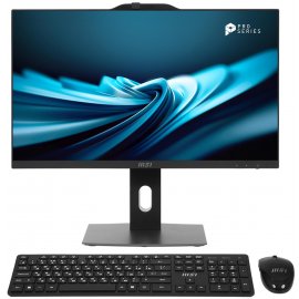 Моноблок MSI Pro AP242P 14M-808XRU 23.8" Full HD i7 14700 (2.1) 32Gb SSD 512Gb UHDG 770 noOS GbitEth WiFi BT 120W клавиатура мышь Cam черный 1920x1080 (9S6-AE0621-840)