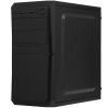 Компьютерный корпус ExeGate EX284023RUS Minitower BA-202 Black, mATX, <AA500, 80мм>, 2*USB, Audio