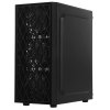 Компьютерный корпус Miditower ExeGate EVO-8243-NPX500 (ATX, БП 500NPX с вент 12 см, 2*USB+1*USB 3.0, черный, 3 вент. с RGb подсветкой, боковая панель - закаленное стекло)