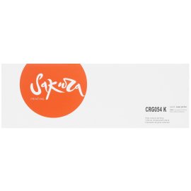 Картридж лазерный Sakura CRG054K для Canon i-SENSYS LBP 621Cw/623Cdw, MF 641Cw/643Cdw/645Cx, черный, 1500 к.