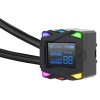 Система водяного охлаждения Thermaltake LA360-S ARGB Soc-AM5/AM4/1200/1700/1851 черный 4-pin 38.35dB Al+Cu LCD 360W Ret (CL-W462-PL12SW-A)