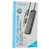 Концентратор Vention OTG USB-C+USB 3.0 / 4xUSB 3.0 порта черный - 0.15м. Концентратор Vention OTG USB-C+USB 3.0 / 4xUSB 3.0 порта черный - 0.15м.