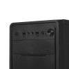 Компьютерный корпус Miditower ExeGate XP-332 Black, ATX, (XP350, Black,120мм), 2*USB, Audio