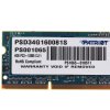 Оперативная память Patriot, DDR3, 4Gb (1x4 GB), 1600 MHz, CL11, SO-DIMM