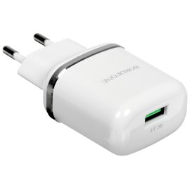 Сетевое зарядное устройство Buro BUWD1 3A PD+QC черный