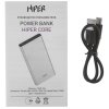 Портативный аккумулятор HIPER CORE 2XL Metal серебристый (10000 мА·ч)
