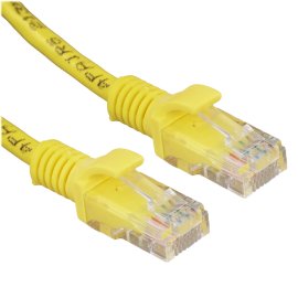 Патч-корд UTP Cablexpert кат.5e, 1.5м, литой, многожильный, желтый