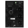 Источник бесперебойного питания PowerMan Online 2000VA черный (Online-Double conversion/LCD Display/USB/Software/RJ11/45,RS-232)