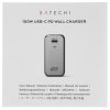 Сетевое зарядное устройство Satechi ST-UC100WSM-EU Charger 100W с технологией GaN Power, серый космос