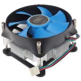 Кулер для процессора PCCooler RT500 BK (240W, 4-pin PWM, LED temp., 152мм, Al/Cu, 5x6мм, 1x120мм, 73.32CFM, 34.9dBA, 2200RPM, S: 1851/1700/1200/115X, AM5/AM4, черный)