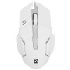 Мышь проводная Defender Host MB-982 белый, 1000 dpi, USB, кнопки - 3