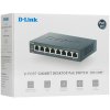 Коммутатор D-Link DGS-1008P/F3A, 8×1 Гбит/с, неуправляемый