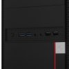Компьютерный корпус Minitower ExeGate BA-204U (mATX, без БП, 2*USB+2*USB 3.0, аудио, черный)