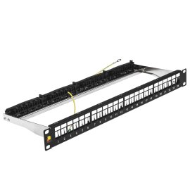 Патч-панель NTSS-PP-1U-24-UTP-RJ45-6-D 19" 1U 24xRJ45 кат.6 UTP