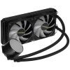 Система водяного охлаждения ExeGate BlackWater-240V2.PWM.RGb черный, 120 мм, алюминий, 2000 об/мин, 22 дБ, 4 pin, 220 Вт