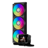 Система охлаждения PCCooler GT360 ARGb Display WH (310W, 360мм, LED temp., белый, ARGb/Fans: 3x120мм, 99CFM, 41.5dBA, 3000RPM/Pump 15dBA, 2600RPM, Rad thickness 27мм/S: 1851, 1700, 1200, 115X, AM5, AM4)