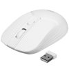 Мышь беспроводная Oklick 509MW белый, 1600 dpi, радиоканал, USB, кнопки - 4