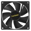 Вентилятор для корпуса ExeGate E09225H4P-PWM черный, 92 мм, 2000 об/мин, 26 дБ, 4 pin