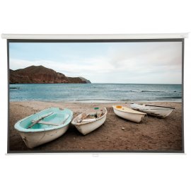 Экран 127x127см Wallscreen 1:1 настенно-потолочный рулонный белый71'