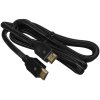 Кабель аудио-видео Cactus CS-HDMI.2-1.5 HDMI (m)/HDMI (m) 1.5м. Позолоченные контакты черный