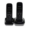 Телефон беспроводной (DECT) Panasonic KX-TG1612RUH (серый) Доп трубка в комплекте,АОН, Caller ID,12 мелодий звонка,поиск трубки