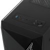 Компьютерный корпус Minitower ExeGate EX294384RUS Mistery R2 (mATX, без БП, 2*USB+1*USB 3.0, аудио, черный, 1 вент. 12см с RGb подсветкой и полоса на передней панели, боковая панель - закаленное стекло)