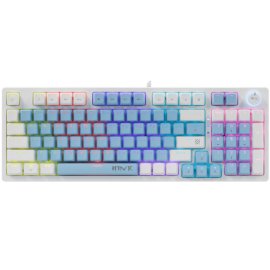 Клавиатура проводная Oklick 305M (1875227), USB, белый