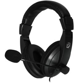 Наушники с микрофоном A4Tech Bloody G230p черный 2м накладные оголовье (G230P)