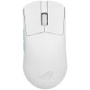 Мышь беспроводная/проводная ASUS ROG Harpe Ace Aim Lab Edition белый, 36000 dpi, радиоканал, Bluetooth, USB, кнопки - 5
