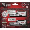 Оперативная память Patriot Viper Venom, DDR5, 32Gb (2x16Gb), 6000MHz, CL30, DIMM, с радиаторами, серый/черный