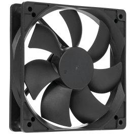 Вентилятор для корпуса Gembird D12025HM-3 черный 120мм 2000rpm 30db 3-pin