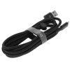 Кабель USB ZMI USB cable (MFi certified 200cm PP braided Lightning cable) черный