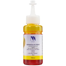 Чернила Epson L100/110/200/210/300/355/550/555 (O) C13T66444A, yellow, 70ml