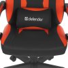 Кресло игровое Defender Master черный/Красный, полиуретан, 50 мм