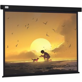 Экран Sakura Pro 370x208см Motoscreen 16:9 настенно-потолочный(моторизованный) 167' фибергласс