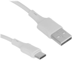 Кабель Type-C to Type-C, silica gel, 1m, 3A, 60W, PD (gray)