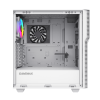 Компьютерный корпус GameMax Centauri, без БП, (ATX,Бело-голуб,USB 3.0, Зак.стек.,1*120мм. RGb, пыл.фильтр), белый/синий