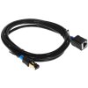 Патч-корд удлинитель Vention прямой SSTP cat.6, RJ45 - 2м. черный