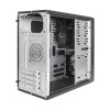 Компьютерный корпус Minitower ExeGate mEVO-7807 (mATX, без БП, 1хUSB+1хUSB 3.0, черный 1x12см с RGb подсветкой)
