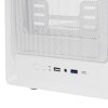 Компьютерный корпус Ginzzu A390 белый Window RGb подсветка 1*USB 3.0, 2*USB 2.0, AU