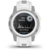 Смарт-часы Garmin Instinct 2s Solar 40мм 1.2" AMOLED корп.черный/белый рем.белый (010-02564-03)