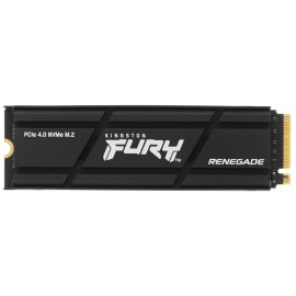 Накопитель SSD Kingston Fury Renegade, 1Tb, M.2(22x80мм), NVMe, PCIe 5.0 x4, 3D TLC, R/W 14200/11000Mb/s, IOPs 2 200 000/2 150 000, TbW 1000, DWPD 0.5 (12 мес)