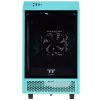 Компьютерный корпус Thermaltake The Tower 100 Turquoise черный без БП miniITX 1x120мм 3x140мм 2xUSB 3.0 audio bott PSU