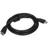 Кабель Telecom HDMI-19M --- HDMI-19M ver 2.0+3D/Ethernet,2 фильтра 2m <TCG200F-2M>