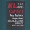 Угловая шлифовальная машина (болгарка) KLPRO KLAT11513 (Сеть, 1400 Вт, 115 + 125 мм, 10000 об/мин)
