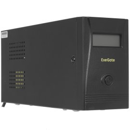Источник бесперебойного питания ExeGate EP285474RUS Power Back BNB-850.LED.AVR.EURO.RJ.USB 850VA/480W, LED, AVR,2 евророзетки, RJ45/11, USB, черный