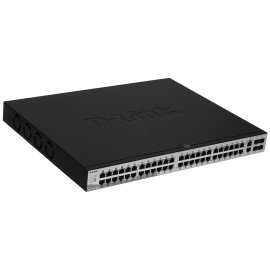 Коммутатор Jetstream 48-port gigabit L2+ managed switch with 4-gigabit uplink ports, 48 10/100/1000Mbps RJ-45 port, 4 1000Mbps SFP slots
