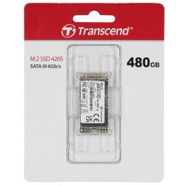 Накопитель SSD Transcend MTS420, 480GB, M.2, SATA III, R/W 530/480